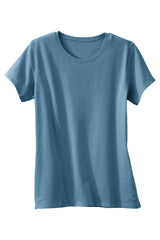 Fair Indigo - 100% Organic Cotton Relaxed Crew Neck T-shirt - Tops - Afterglow Market