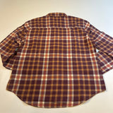 Mila Flannel Shirt | Maroon Plaid