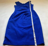 NWT $148 Laundry By Shelli Segal Size 4 Cobalt Asymmetrical Dress