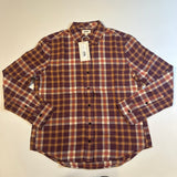 Mila Flannel Shirt | Maroon Plaid