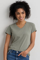 Organic V-neck T-shirt