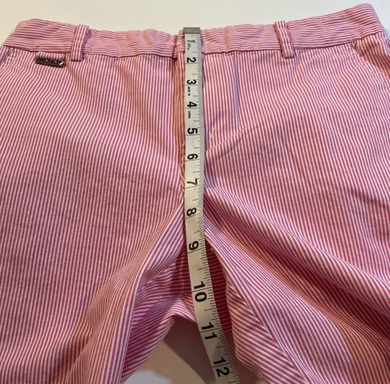 Ralph Lauren Sport Size 2 Pink Stripe Bermuda Shorts