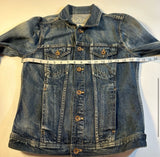 Madewell Size S Classic Denim Jacket In Storm Cloud Wash EUC