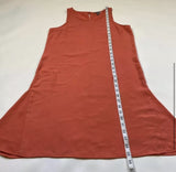 Nordstrom Chelsea28 Size S Coral Shift Dress W Subtle Fishtail And Back Keyhole