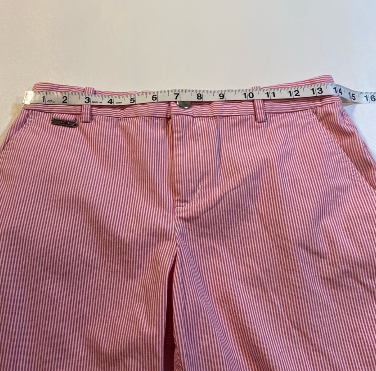 Ralph Lauren Sport Size 2 Pink Stripe Bermuda Shorts