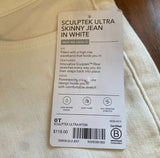NWD $118 Athleta Size 0T White Sculptek High Rise Ultra Skinny Jeans