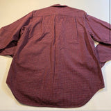 Gap Size XS Red Blue Checkered Plaid Flannel Button Down Collared Casual Shirt