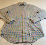 Lot Of TWO Peter Millar Size M Plaid Button Down Collared Shirts