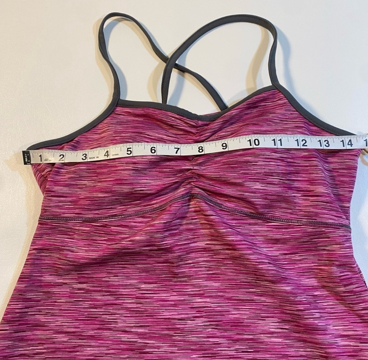 NWT Dakini Size S Magenta Pink Shelf Bra Active Wear Dress W Pockets