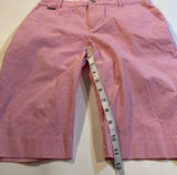 Ralph Lauren Sport Size 2 Pink Stripe Bermuda Shorts