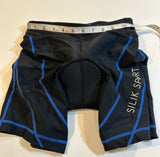 Silik Sport Size S Black And Blue Padded Bike Shorts