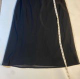 NWT Be Smart Sz 3/4 Elegant Black One Shoulder & Spaghetti Strap Maxi Dress LBD.
