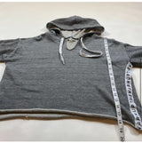 Jessica Simpson Size L The Warmup Gray Cropped Cozy Hoodie