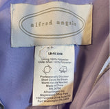 Alfred Angelo Size M? Lavender Strapless Satin & Chiffon Formal Dress With Bow