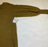 NWT $395 NSF Size P Ochre Balloon Sleeve Rib Trim Sweater Dress