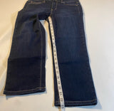 Lot Of TWO WHBM Size 6 Embellished Pocket Denim Jeans (1 Crop, 1 Bootcut)