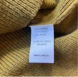 NWT $395 NSF Size P Ochre Balloon Sleeve Rib Trim Sweater Dress