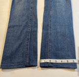 Madewell Size 24 Rail Straight Medium Wash Blue Denim Jeans (Altered)