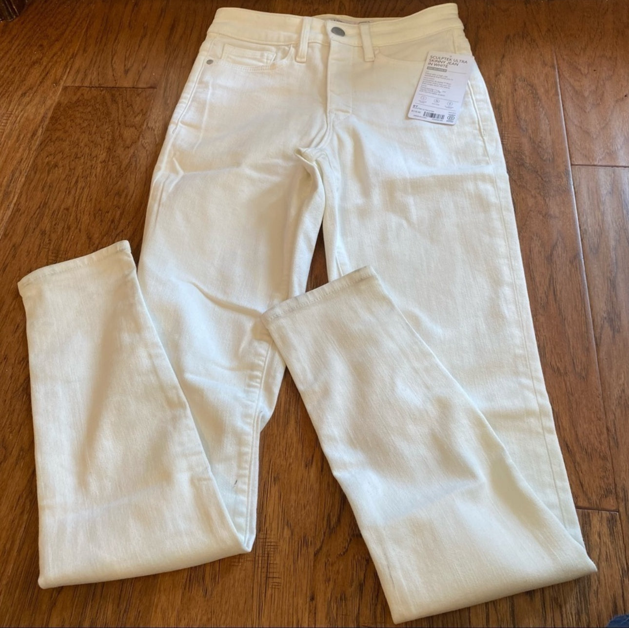 NWD $118 Athleta Size 0T White Sculptek High Rise Ultra Skinny Jeans