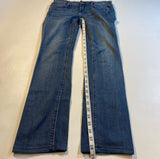 Madewell Size 24 Rail Straight Medium Wash Blue Denim Jeans (Altered)