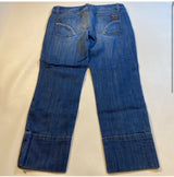 Joe’s Jeans Size 26 Paltrow Medium Wash Mid-Rise Blue Denim Crop Jeans Knickers