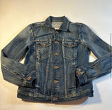 Madewell Size S Classic Denim Jacket In Storm Cloud Wash EUC