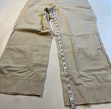 Lilly Pulitzer Size 4 Main Line Fit 100% Cotton Cropped Khaki Pants