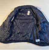 NWT $50 Aeropostale Size XS Navy Blue Quilted Full Zip Vest