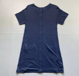 Lacoste Size 34 (S) Soft, Weighty Viscose Button Back Dress With Front Pockets