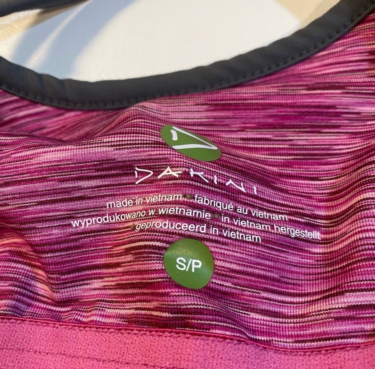 NWT Dakini Size S Magenta Pink Shelf Bra Active Wear Dress W Pockets