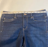 Lot Of TWO WHBM Size 6 Embellished Pocket Denim Jeans (1 Crop, 1 Bootcut)