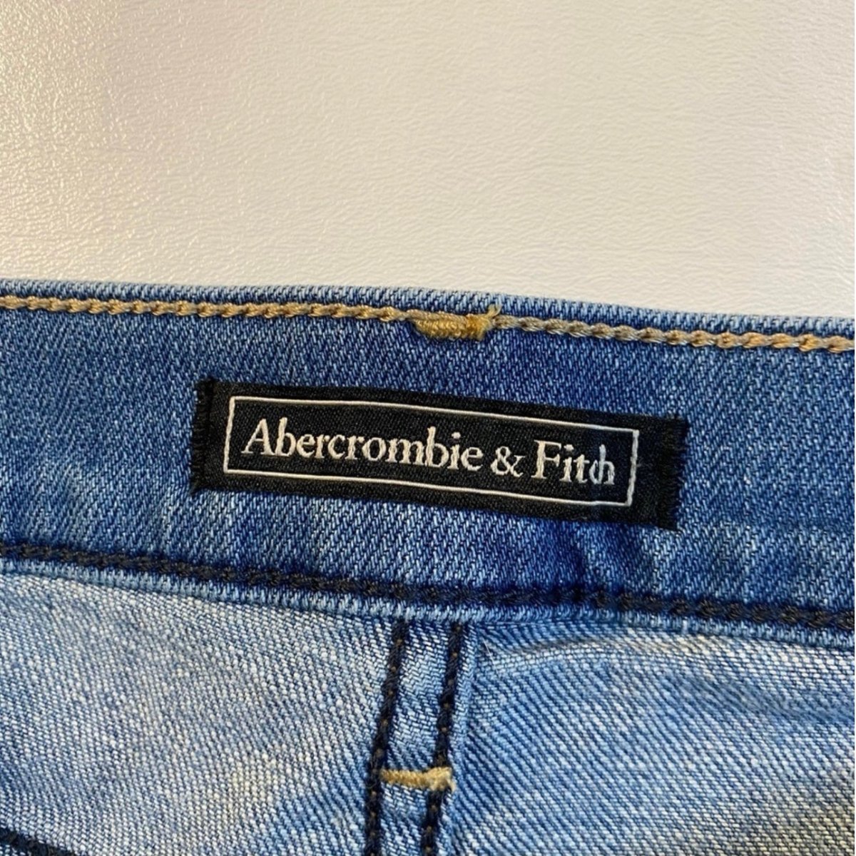 Abercrombie Fitch - Abercrombie Fitch Size 26 Distressed Bleach Splatter Cutoff Cuffed Denim Shorts - Shorts - Afterglow Market