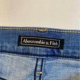 Abercrombie Fitch - Abercrombie Fitch Size 26 Distressed Bleach Splatter Cutoff Cuffed Denim Shorts - Shorts - Afterglow Market