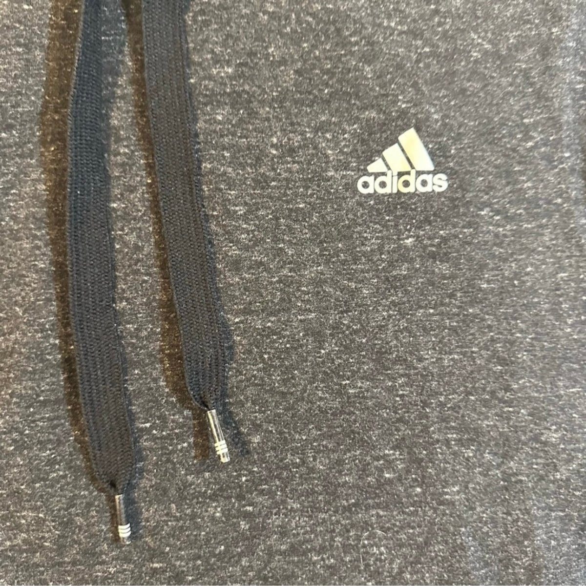 Adidas - Adidas Size S Sleeveless Hooded Kangaroo Pocket Active Tank w/ 3 Stripe Detail - Hoodies - Afterglow Market