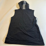 Adidas - Adidas Size S Sleeveless Hooded Kangaroo Pocket Active Tank w/ 3 Stripe Detail - Hoodies - Afterglow Market