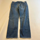 AG Adriano Goldschmied - AG Adriano Goldschmied Size 25 Ex-boyfriend Mid-Rise Relaxed Fit Cropped Raw Hem - Jeans - Afterglow Market