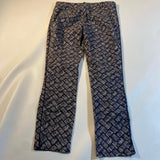 Anthropologie Cartonnier - Anthropologie Cartonnier Size 2 Blue Charlie Zigzag Motif Print Ankle Pants - Pants - Afterglow Market