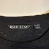 Athleta - Athleta Size S Black Semi Sheer Long Sleeve Top - Tops - Afterglow Market