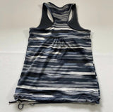 Athleta - Athleta Size XS Shades Of Grey Cinch Tie Bottom Athletic Tank With Built In Bra - Tanks - Afterglow Market