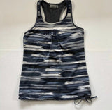 Athleta - Athleta Size XS Shades Of Grey Cinch Tie Bottom Athletic Tank With Built In Bra - Tanks - Afterglow Market