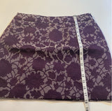 ATL Loft - ATL Loft Size 10 Purple Brocade Floral Lace Fully Lined Side Zip Short Skirt - Skirts - Afterglow Market