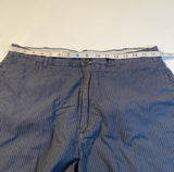 Banana Republic - Banana Republic Size 34/32 Dark Navy Blue Pinstripe Lightweight Dress Pants - Pants - Afterglow Market