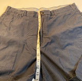Banana Republic - Banana Republic Size 34/32 Dark Navy Blue Pinstripe Lightweight Dress Pants - Pants - Afterglow Market