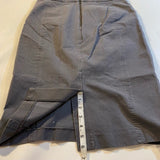Banana Republic - Banana Republic Size 6 Tall Grey Stretch Straight Pencil Skirt W Back Slit - Skirts - Afterglow Market