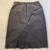 Banana Republic - Banana Republic Size 6 Tall Grey Stretch Straight Pencil Skirt W Back Slit - Skirts - Afterglow Market