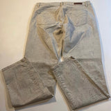 Calvin Klein Jeans - Calvin Klein Jeans Size 31/12 Grey Twill Snakeskin Print - Jeans - Afterglow Market