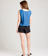 Known Supply - Demi Top | Chambray - Tanks - Afterglow Market