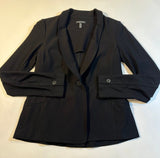 Eileen Fisher - Eileen Fisher Size Petite Small Black Long Sleeve Blazer - Blazers - Afterglow Market