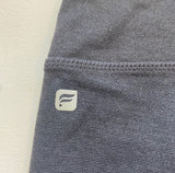Fabletics - Fabletics Size M(?) Grey Capri Leggings W Black Glossy Strips & Waistband Pocket - Leggings - Afterglow Market