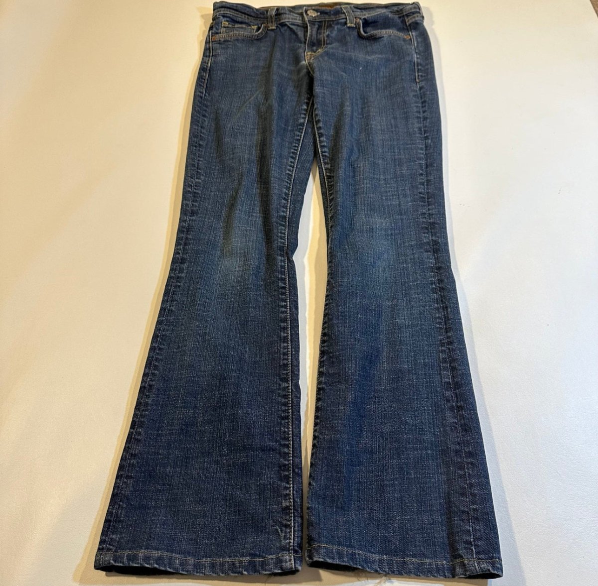 Fossil - Fossil Size 29 Medium Wash Mid Rise Slim Bootcut Jeans 98% Cotton - Jeans - Afterglow Market